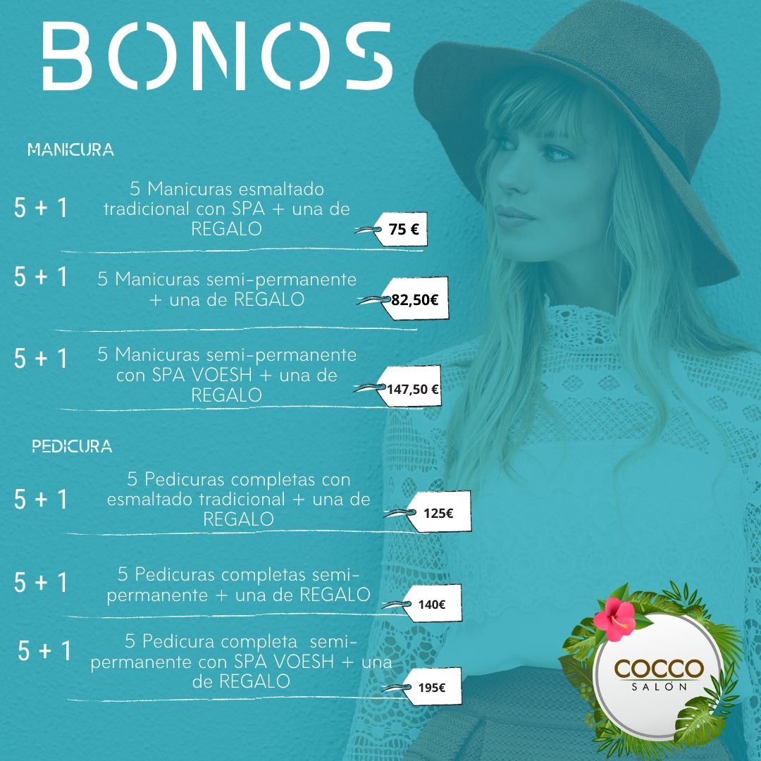Bonos manicura y pedicura
